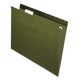 Pendaflex PFX81602 Standard Green Hanging Folders, Letter Size, 1/5-Cut Tabs, Standard Green, 25/Box