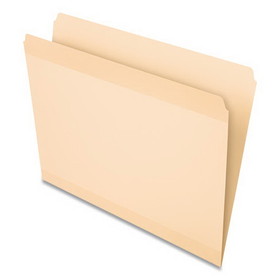 Pendaflex PFX86222 Poly Reinforced File Folder, Straight Tabs, Letter Size, Manila, 24/Pack