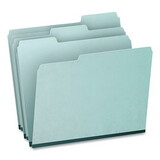 Pendaflex PFX9200T13 Pressboard Expanding File Folders, 1/3 Cut Top Tab, Letter, Blue, 25/box