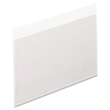 Pendaflex PFX99375 Self-Adhesive Pockets, 3 X 5, Clear Front/white Backing, 100/box
