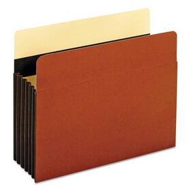 Pendaflex C1535GHD Heavy-Duty File Pockets, 5.25" Expansion, Letter Size, Redrope, 10/Box