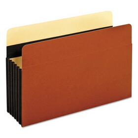 Pendaflex PFXC1536GHD Heavy-Duty File Pockets, 5.25" Expansion, Legal Size, Redrope, 10/Box