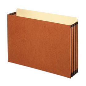 Pendaflex FC1526P File Cabinet Pockets, 3.5" Expansion, Legal Size, Redrope, 10/Box