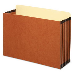 Pendaflex FC1536P File Cabinet Pockets, 5.25" Expansion, Legal Size, Redrope, 10/Box