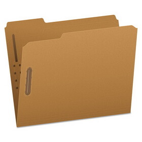 Pendaflex PFXFK212 Kraft Fastener Folders, 1/3-Cut Tabs, 2 Fasteners, Letter Size, Kraft Exterior, 50/Box
