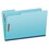 Pendaflex PFXFP313 Pressboard Folders, 2 Fasteners, 1" Expansion, 1/3 Tab, Legal, Blue, 25/box, Price/BX