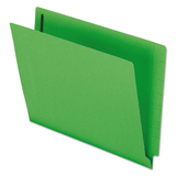 Pendaflex PFXH10U13GR Reinforced End Tab Expansion Folders, Two Fasteners, Letter, Green, 50/box