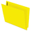 Pendaflex PFXH10U13Y Reinforced End Tab Expansion Folders, Two Fasteners, Letter, Yellow, 50/box, Price/BX