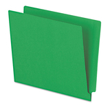 Pendaflex PFXH110DGR Reinforced End Tab Folders, Two Ply Tab, Letter, Green, 100/box