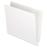 Pendaflex PFXH110DW Reinforced End Tab Folders, Two Ply Tab, Letter, White, 100/box