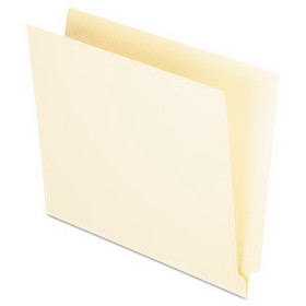Pendaflex H110EE Manila End Tab Folders, 9.5" Front, 1-Ply Straight Tabs, Letter Size, 100/Box