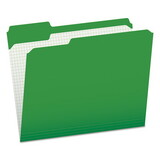 Pendaflex PFXR15213BGR Reinforced Top Tab File Folders, 1/3 Cut, Letter, Green, 100/box