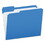 Pendaflex PFXR15213BLU Reinforced Top Tab File Folders, 1/3 Cut, Letter, Blue, 100/box, Price/BX