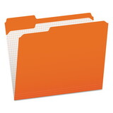 Pendaflex PFXR15213ORA Double-Ply Reinforced Top Tab Colored File Folders, 1/3-Cut Tabs: Assorted, Letter Size, 0.75