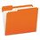 Pendaflex PFXR15213ORA Reinforced Top Tab File Folders, 1/3 Cut, Letter, Orange, 100/box, Price/BX