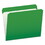 Pendaflex PFXR152BGR Reinforced Top Tab File Folders, Straight Cut, Letter, Bright Green, 100/box, Price/BX