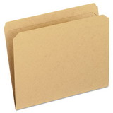 Pendaflex PFXRK152 Dark Kraft File Folders with Double-Ply Top, Straight Tabs, Letter Size, 0.75