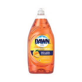 Dawn PGC01659 Ultra Antibacterial Dishwashing Liquid, Orange Scent, 38 oz Bottle, 8/Carton