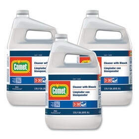 Comet PGC02291CT Cleaner with Bleach, Liquid, One Gallon Bottle, 3/Carton