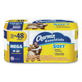 Charmin PGC03159 Essentials Soft Bathroom Tissue, Septic Safe, 2-Ply, White, 352 Sheets/Roll, 12/Pack