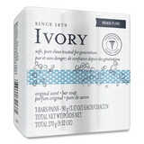 Ivory PGC12364 Individually Wrapped Bath Soap, White, 3.1 Oz Bar, 72/carton