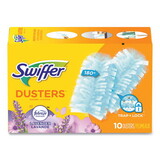 Swiffer 21461BX Refill Dusters, Dust Lock Fiber, Light Blue, Lavender Vanilla Scent, 10/Box
