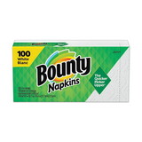 Bounty 34884 Quilted Napkins, 1-Ply, 12.1 x 12, White, 100/Pack, 20 Packs per Carton