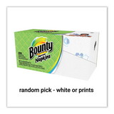 Bounty PGC34885 Quilted Napkins, 1-Ply, 12 1/10 x 12, Assorted - Print or White, 200/Pack