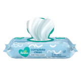Pampers PGC75536 Complete Clean Baby Wipes, 1-Ply, Baby Fresh, 72 Wipes/Pack, 8 Packs/Carton