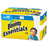 Bounty PGC75720 Essentials Select-A-Size Kitchen Roll Paper Towels, 2-Ply, 78 Sheets/Roll, 12 Rolls/Carton
