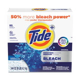Tide PGC84998CT Laundry Detergent With Bleach, Tide Original Scent, Powder, 144 Oz Box, 2/carton