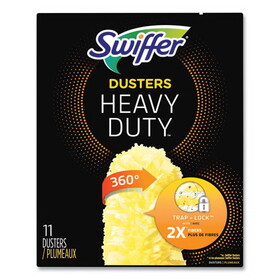 Swiffer PGC99035 Heavy Duty Dusters Refill, Dust Lock Fiber, 2" x 6", Yellow, 33/Carton