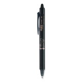 Pilot 11384 FriXion Clicker Erasable Retractable Gel Pen, 1 mm, Black Ink/Barrel, Dozen