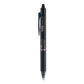 Pilot PIL11384 FriXion Clicker Erasable Gel Pen, Retractable, Bold 1 mm, Black Ink, Black Barrel, Dozen