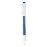 Pilot PIL11467 FriXion Erasable Stick Marker Pen, 0.6 mm, Blue Ink/Barrel, Dozen