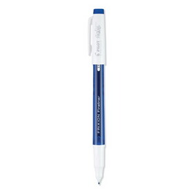 Pilot PIL11467 FriXion Fineliner Erasable Porous Point Pen, Stick, Fine 0.6 mm, Blue Ink, Blue/White Barrel, Dozen