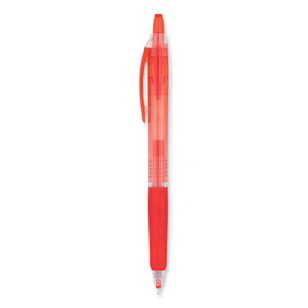 Pilot PIL15003 Precise Gel BeGreen Gel Pen, Retractable, Fine 0.7 mm, Red Ink, Translucent Red Barrel, Dozen