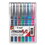 PILOT CORP. OF AMERICA PIL26015 Precise V5 Roller Ball Stick Pen, Precision Point, Assorted Ink, .5mm, 7/pack, Price/PK