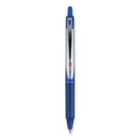 PILOT CORP. OF AMERICA PIL26207 VBall RT Liquid Ink Roller Ball Pen, Retractable, Fine 0.7 mm, Blue Ink, Blue/White Barrel