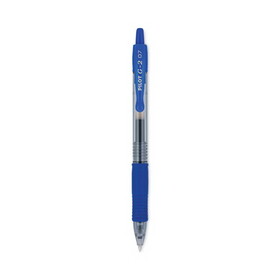 PILOT CORP. OF AMERICA PIL31021 G2 Premium Gel Pen, Retractable, Fine 0.7 mm, Blue Ink, Smoke/Blue Barrel, 12/Pack