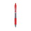Pilot 31022 G2 Premium Retractable Gel Pen, 0.7mm, Red Ink, Smoke Barrel, Dozen, Price/DZ