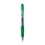 PILOT CORP. OF AMERICA PIL31025 G2 Premium Gel Pen, Retractable, Fine 0.7 mm, Green Ink, Smoke/Green Barrel, Dozen, Price/DZ
