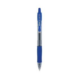 PILOT CORP. OF AMERICA PIL31257 G2 Premium Gel Pen, Retractable, Bold 1 mm, Blue Ink, Smoke/Blue Barrel, Dozen