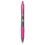 Pilot PIL31332 G2 Premium Breast Cancer Awareness Gel Pen, Retractable, Fine 0.7 mm, Black Ink, Smoke/Pink Barrel, Dozen, Price/DZ
