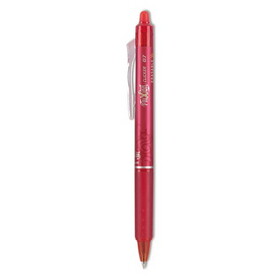 Pilot PIL31452 Frixion Clicker Erasable Gel Ink Retractable Pen Red Ink, .7mm, Dozen