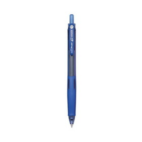 Pilot PIL31507 G-Knock BeGreen Gel Pen, Retractable, Fine 0.7 mm, Blue Ink, Translucent Blue/Blue Barrel, Dozen