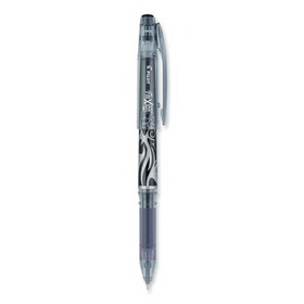 Pilot PIL31573 FriXion Point Erasable Gel Pen, Stick, Extra-Fine 0.5 mm, Black Ink, Black/Silver/Smoke Barrel