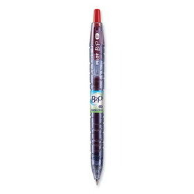 Pilot PIL31602 B2p Bottle-2-Pen Recycled Retractable Gel Ink Pen, Red Ink, .7mm