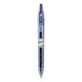 Pilot PIL31622 B2p Bottle-2-Pen Recycled Retractable Gel Ink Pen, Purple Ink, .7mm