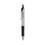 Pilot PIL31910 Acroball Pro Advanced Ink Hybrid Gel Pen, Retractable, Medium 1 mm, Black Ink, Silver/Black Barrel, Dozen, Price/DZ